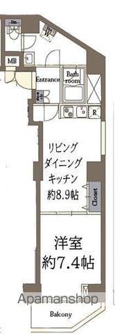 リリーフォート板橋大山(1LDK/4階)の間取り写真