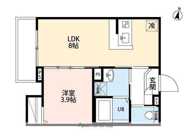 ROBOT HOME 西都賀Ⅱ(1LDK/2階)の間取り写真
