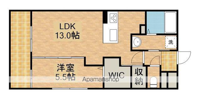 エクシード三方原Ⅲ(1LDK/3階)の間取り写真