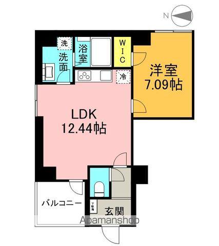 DAIWA GRACE MAISON KAMEIDO(1LDK/1階)の間取り写真