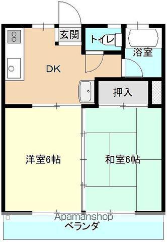 サンハイツ88(2DK/1階)の間取り写真