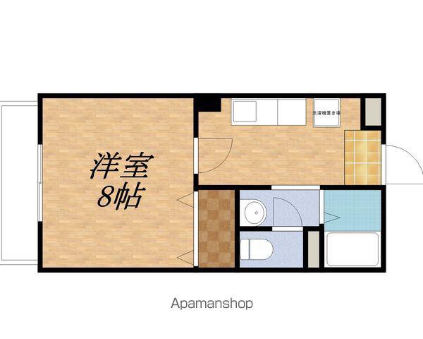 セジュール東鼎 A/B(1K/1階)の間取り写真