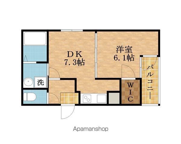 フジパレス守口日吉町(1DK/1階)の間取り写真