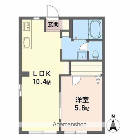 サンコート出北 (1LDK/1階)の間取り写真