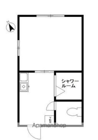 サンエイビルC(1K/3階)の間取り写真