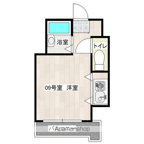 モア・フィールド箱崎Ⅱ(ワンルーム/8階)の間取り写真