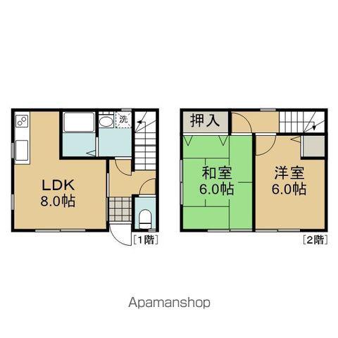 プレビオN(2LDK)の間取り写真