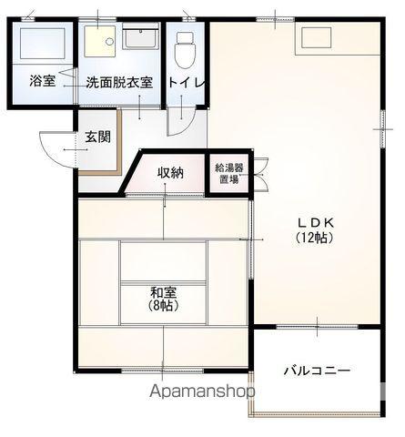 オリーブハイツ21(1LDK/2階)の間取り写真