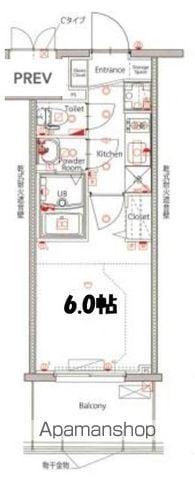 MAXIV新栄(1K/4階)の間取り写真