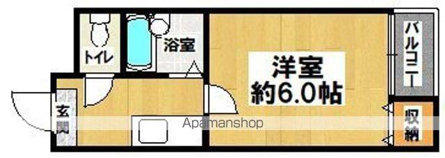 エスト長居西(1K/10階)の間取り写真