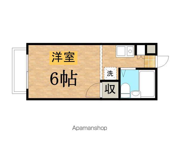 フェニックス聖蹟(ワンルーム/1階)の間取り写真