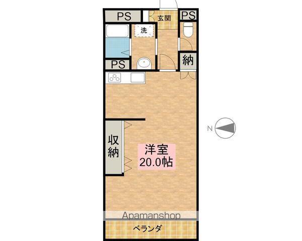 メイゾン陶都(1K/3階)の間取り写真