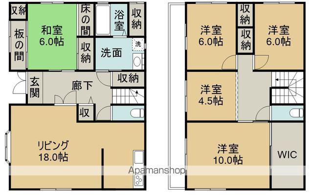 兵庫県三木市 2階建 築30年(5LDK)の間取り写真