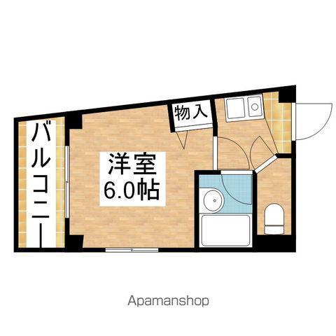 シャトー日光(1K/1階)の間取り写真