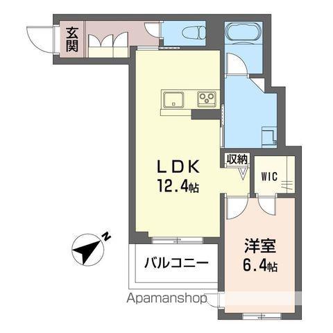 サン戸田公園(1LDK/3階)の間取り写真
