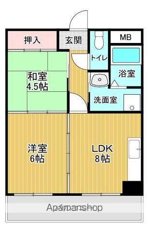 リトルウッド(2LDK/3階)の間取り写真