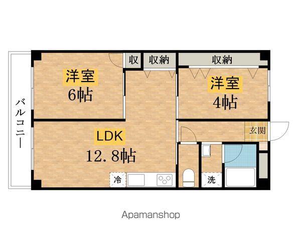 秀和めじろ台レジデンス(2LDK/9階)の間取り写真