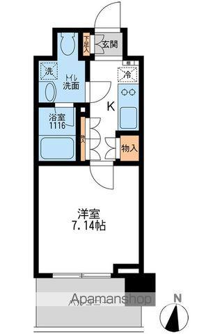 アーデン清澄白河(1K/11階)の間取り写真