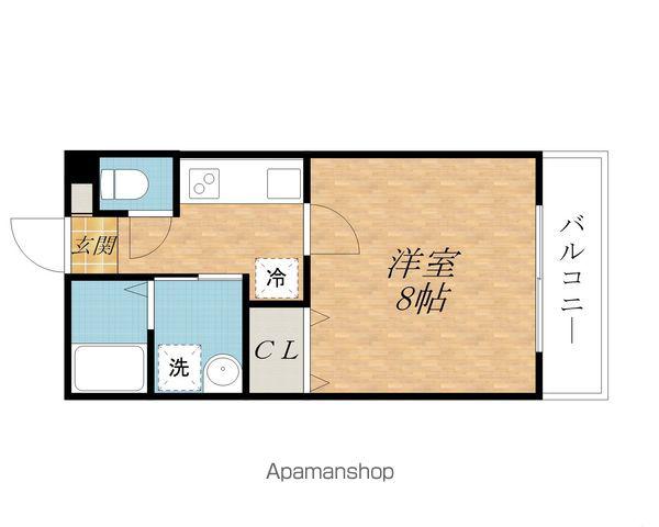 ファミリーセブン(1K/2階)の間取り写真