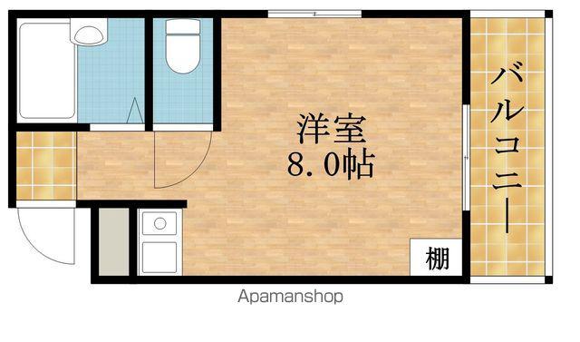 中宮アイビーハイツ(ワンルーム/3階)の間取り写真