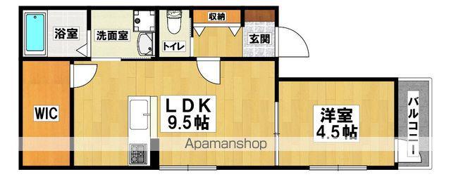 百舌鳥陵南町プロジェクト(1LDK/3階)の間取り写真