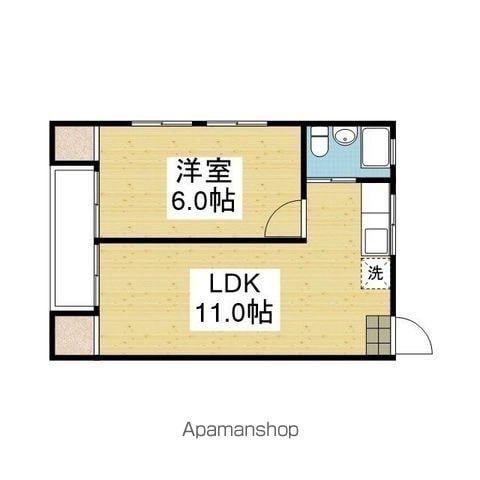 アルト久万ノ台(1LDK/3階)の間取り写真