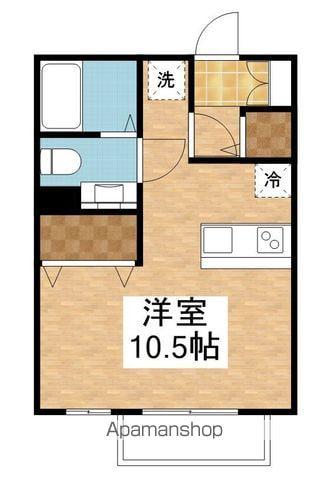ドリーム(ワンルーム/1階)の間取り写真