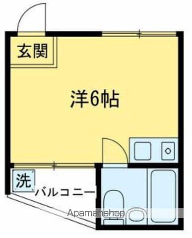 ザ・ハウス阿佐ヶノースⅠ(ワンルーム/4階)の間取り写真