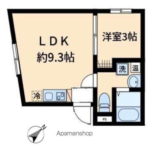 OMOCⅠ DE SENGOKU(1LDK/5階)の間取り写真