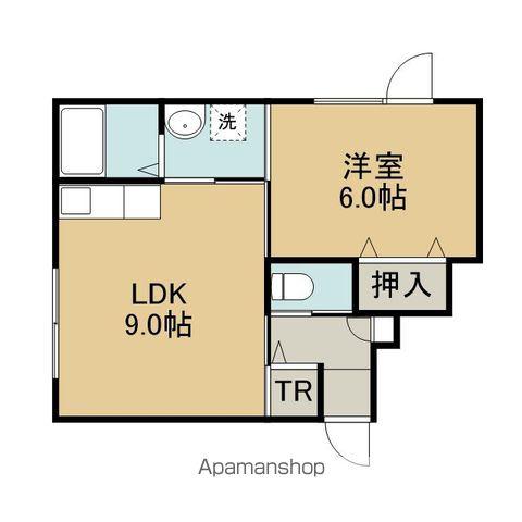 ロイヤルハイム拓勇西町A(1LDK/1階)の間取り写真