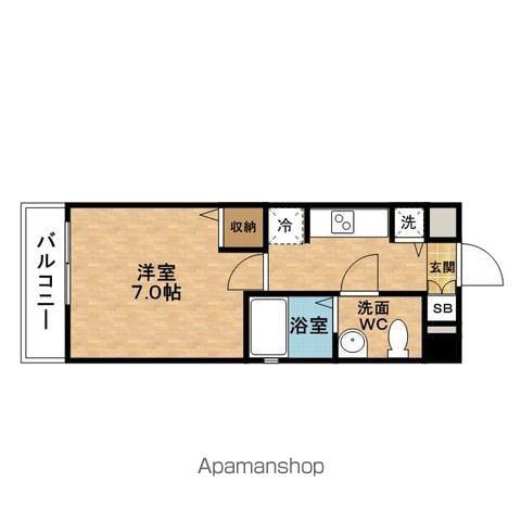 PROCEEDUMEDANISHIAVANCE(1K/11階)の間取り写真
