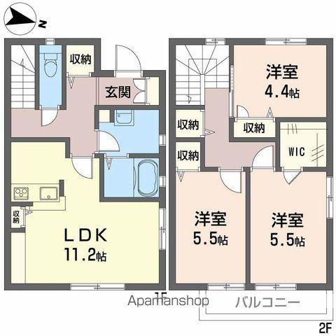 アバンティ清水(3LDK)の間取り写真