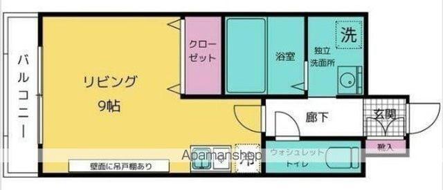 レイヴェルⅤ(ワンルーム/10階)の間取り写真