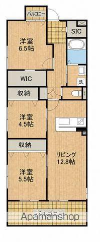 ALTE MEISTER潮見(3LDK/5階)の間取り写真