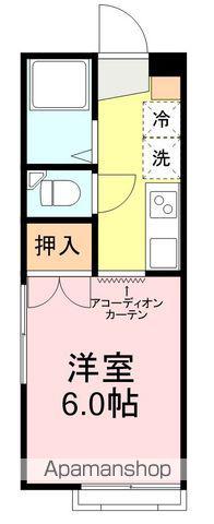 コンフォート弥生(1K/2階)の間取り写真