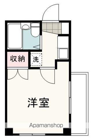 ソレール春日(1K/2階)の間取り写真