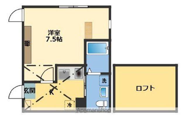 東小岩PEACE-CUBEⅢ(1K/2階)の間取り写真