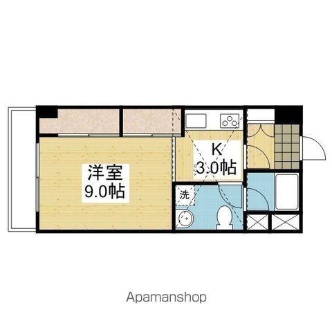 RU・RAL(1K/2階)の間取り写真