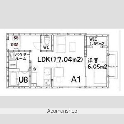 茜さす春のセラビィ(1LDK/1階)の間取り写真