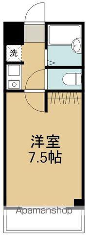 ベルシティ中倉(1K/5階)の間取り写真