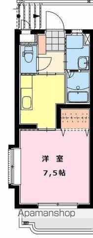 メゾンドール青葉(1K/4階)の間取り写真