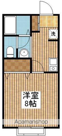 セジュールK(1K/2階)の間取り写真