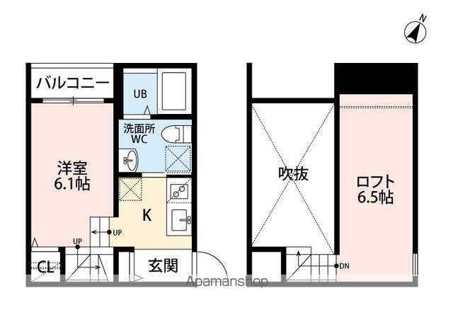 シャラロステ 和白(ワンルーム/1階)の間取り写真