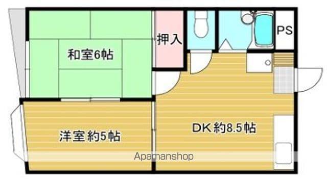 邦和ビル7(2DK/4階)の間取り写真