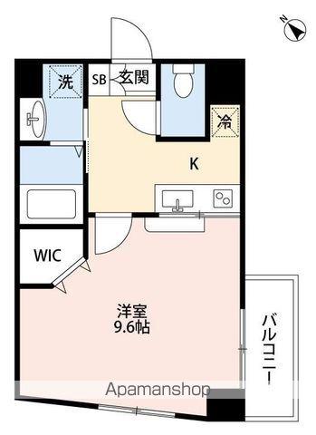 アルヴィータ新屋敷(1K/6階)の間取り写真