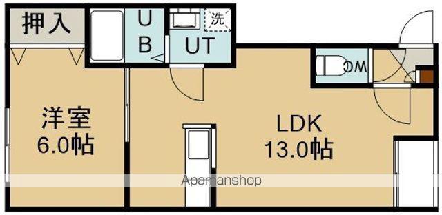 スペース昭和Ⅰ(1LDK/1階)の間取り写真
