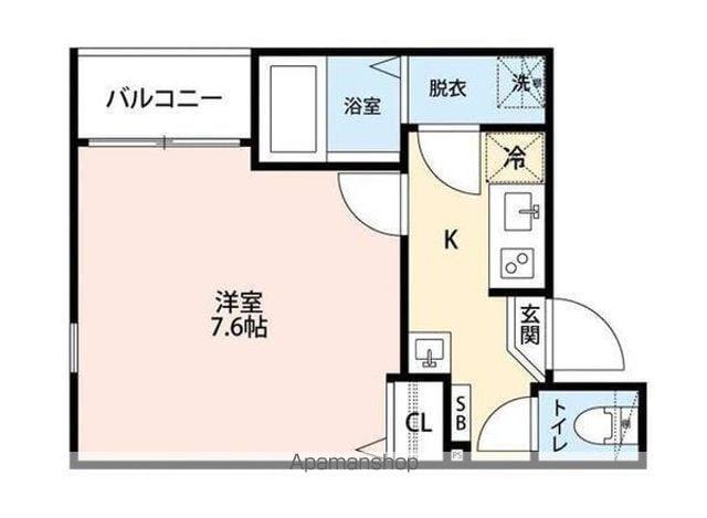 グランクオール小茂根(1K/3階)の間取り写真