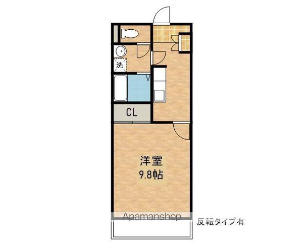 ベターアール津志田(1K/3階)の間取り写真