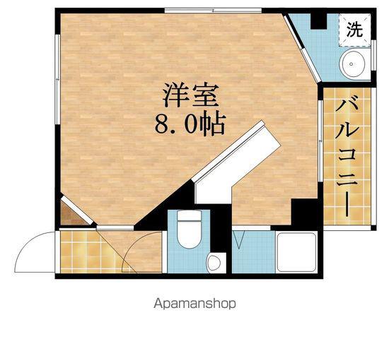 メゾンドリベルテ2(ワンルーム/1階)の間取り写真