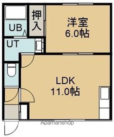 ハイツエイト(1LDK/2階)の間取り写真